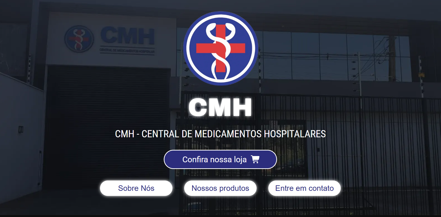 Imagem do website CMH